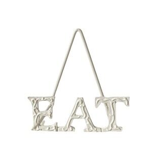 ANTHROPOLOGIE Napkin Holder White Eat Dining Farmhouse Vintage Boho Shabby Chic